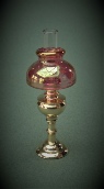 Dolls House Table Light Cranberry